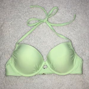 XHILARATION Mint Green Bikini Top small